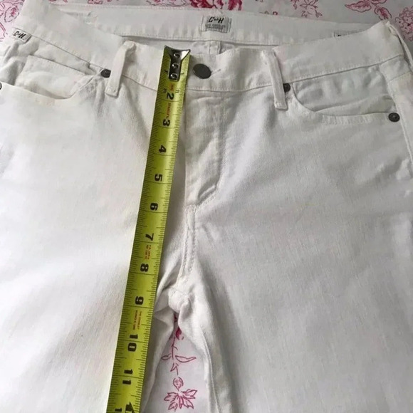 Citizen of Humanity Womens White Straight Leg S-28 - Picture 7 of 8